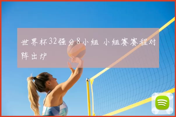 世界杯32强分8小组 小组赛赛程对阵出炉