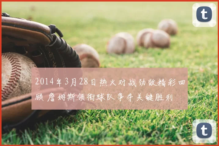 2014年3月28日热火对战劲敌精彩回顾 詹姆斯领衔球队争夺关键胜利