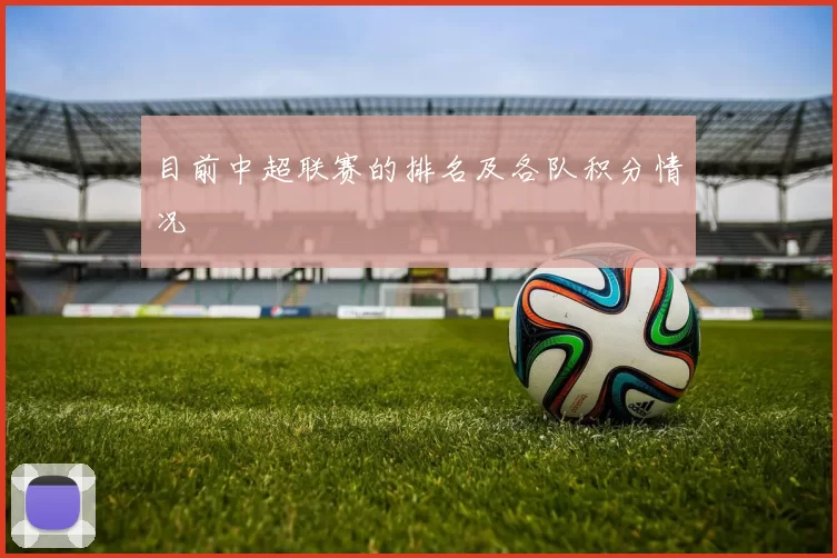 目前中超联赛的排名及各队积分情况
